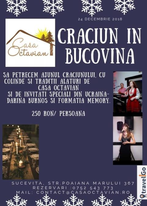 Casa Octavian Hotel Sucevita Eksteriør billede